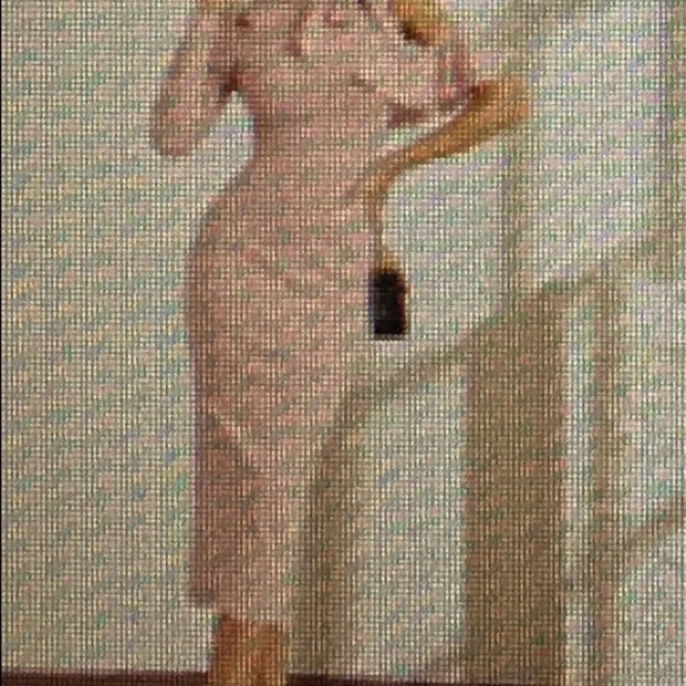 Tie neck flounce, off the neck asymmetrical shoulder spilt dress